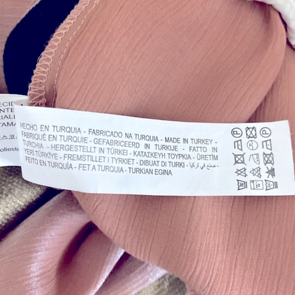 Zara Pink Metallic Satin Effect Joggers.  Size XS - Picture 12 of 16